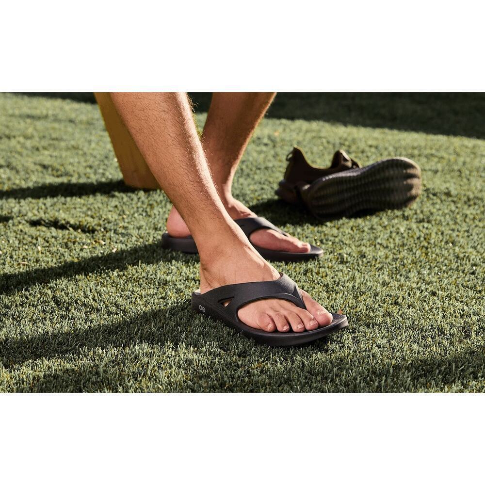 OOFOS OOriginal Recovery Sandal Black Mens Size 11 W 13 Fitness Comfort Dadcore